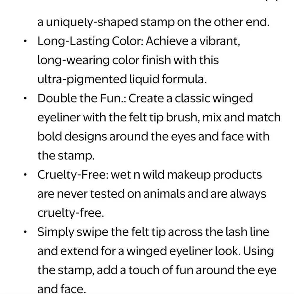 Wet-n-Wild X Spongebob Double The FUN Liquid Eyeliner‎ & Stamp